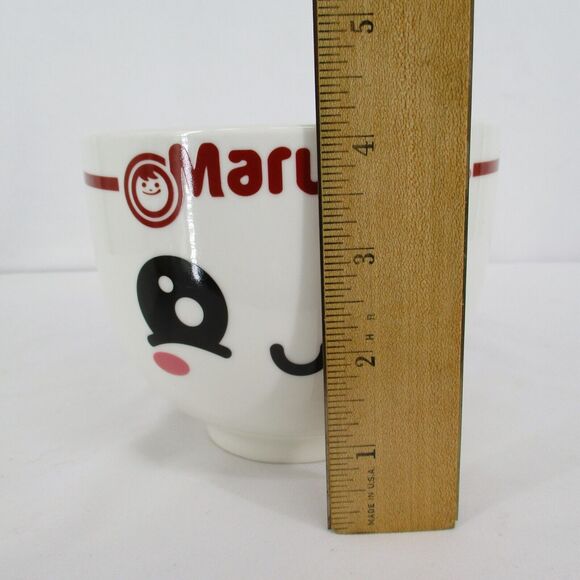 Maruchan Ramen Noodle Bowl Built in Chopsticks Holder Ceramic - Picture 6 of 6